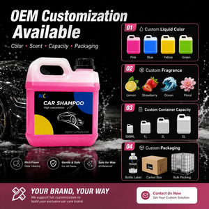 Champú para Autos de Alta <span class=keywords><strong>Espuma</strong></span> Nikeliang, Jabón Líquido para Limpieza de Autos, Limpiador de Brillo Seguro para la Pintura, para Detallado, Marca Privada OEM 1:100 - Product Image 4