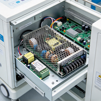 Alimentation électrique industrielle universelle réglable de qualité médicale Meanwell MSP-200-24 200W à sortie unique 24VDC