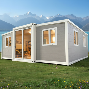 Maison conteneur modulaire extensible antismagisme BST <span class=keywords><strong>Premium</strong></span> en acier préfabriqué avec chambre, salle de bain, cuisine, panneaux solaires, pour extérieur - En promotion - Product Image 1