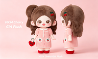 Peluche personnalisable unisexe mignonne en coton doux, personnage cerise, pour vente en gros, jouet en peluche
