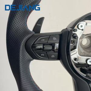 Volante in Pelle ad Alte Prestazioni per <span class=keywords><strong>BMW</strong></span> Serie F10 F20 E71 E90 E92 <span class=keywords><strong>F30</strong></span> F31 <span class=keywords><strong>M3</strong></span> F80 M4 F82 M5 F90 X6 F25 F36 F45 F52 - Product Image 2