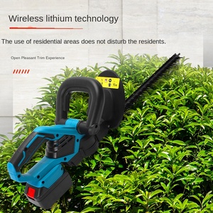 Taille-haie électrique rechargeable <span class=keywords><strong>FLX</strong></span>, pour bricolage industriel, élagage d'arbres à thé, branches épaisses, léger 5kg, batterie lithium 510mm, double lame - Product Image 5