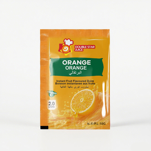 10g Polvo para Bebida Instantánea con Sabor a Frutas, Polvo de Zumo de Naranja, Piña, Plátano, Uvas, Fresa, Cajas, Bolsas, Venta al por Mayor - Product Image 1