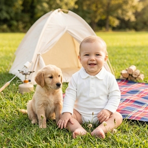 <span class=keywords><strong>Polo</strong></span> à manches longues tricoté pour bébés garçons et filles 2026, style décontracté occidental, couleur unie, trois boutons, tenue pour tout-petits - Product Image 2