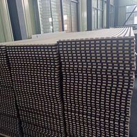Panneaux acoustiques en bois pour décoration murale, lattes en MDF avec feutre polyester, installation facile, panneau absorbant le son pour la maison, le studio, l'appartement