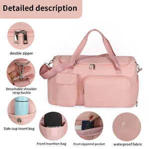 Sac de sport portable résistant à l'eau, sac de yoga, bandoulière réglable, unisexe, crossfit, entraînement, voyage, durable, grande capacité - Product Image 1