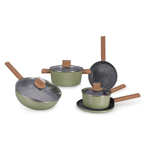 Hot Wholesale Combination Household <strong>Kitchen</strong> Utensils Press <strong>Aluminum</strong> Kichen <strong>Accessories</strong> Saucepan Non Stick Cookware Sets