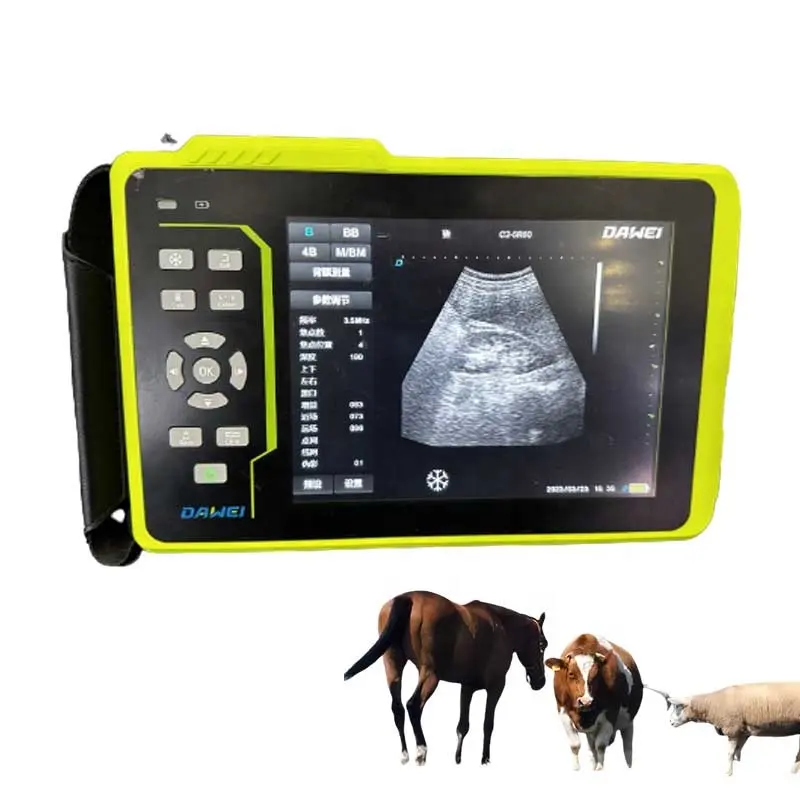 Dawei Y6 Volledig Waterdichte Handheld Echografie Diagnostische Machine Porble Huisdier Kat Hond Echografie Scanner