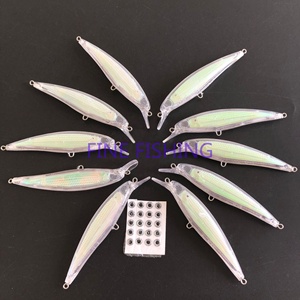 Meistverkaufter unlackierter Angelköder 114mm 11g Blanko-Crankbait-Köder Künstlicher Köderkörper 366 auf Lager Kostenlose Augen 114MM Fein - Product Image 2