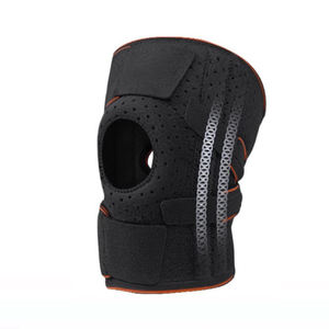 Genouillère réglable en néoprène avec 4 stabilisateurs à ressorts et trou pour rotule, attelle de protection sportive pour genou et coude - Product Image 6