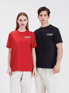 Design Custom Work Uniform Advertisement T-shirt Short Sleeve Printed LOGO - Product Image 3