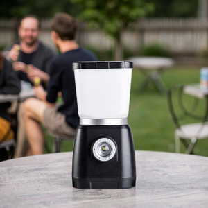 Linterna portátil para acampar al aire libre patio jardín linterna impermeable iluminación tienda colgante campamento <span class=keywords><strong>Radio</strong></span> - Product Image 5