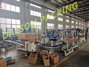 Kartonbauer+Kartonverpackungsmaschine+Förderband flasche Tropfenfall-Typ Hülle Verpackungsmaschine Linie+Kartonverschließer - Product Image 5