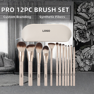 <span class=keywords><strong>Set</strong></span> di Pennelli per Trucco Professionali di Lusso con Logo Personalizzato, 12 Pezzi - Product Image 2