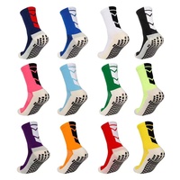 Chaussettes de sport de football athlétiques respirantes antidérapantes antidérapantes