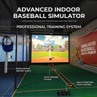 Marwey Équipement d'entraînement sportif de réalité mixte d'intérieur Simulateur de baseball Machine à frapper des balles de baseball Machines à lancer à vendre
