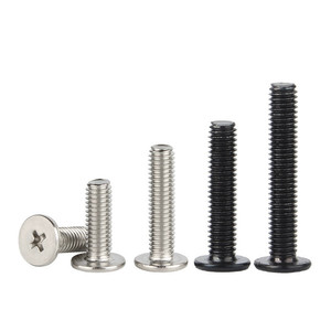 Đen Thép không gỉ chéo Phillips siêu mỏng/thấp Đầu phẳng bu lông/vít M1.2 M1.4 M1.6 M2 M2.5 M3 - Product Image 4