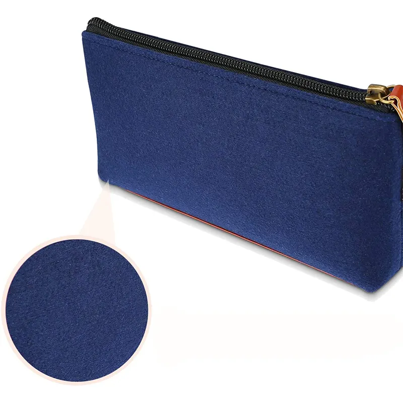 Luxury corporate gift fashion Felt pencil holder case