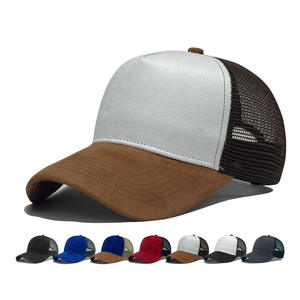 Gorro de Camionero Unisex de 5 Paneles Más Vendido, <span class=keywords><strong>Gorra</strong></span> de Béisbol Estructurada de Malla con Bordado, Diseño Clásico Ajustable, 100% Algodón - Product Image 1