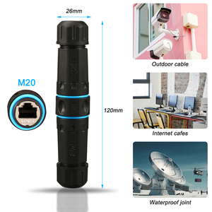 IP68 Водонепроницаемый Cat6/7 RJ45 соединитель 10 ГБ экранированный соединитель Ethernet наружный LAN разъем для Starlink/Cat5/Cat6/Cat6A/<span class=keywords><strong>Cat7</strong></span> - Product Image 4