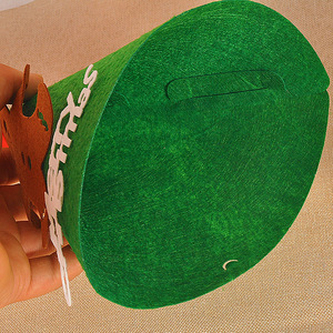 Chapeau de Père Noël personnalisé en gros, en tissu non tissé, fait main, pour enfants, en feutre, motif dessin animé, décoration de Noël - Product Image 5