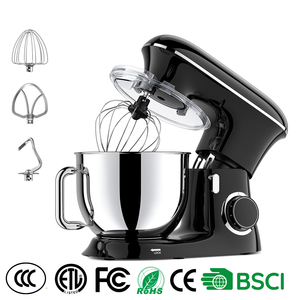 เครื่องผสมอาหารไฟฟ้า 660 วัตต์ ขนาด 6.5 ลิตร/7 ลิตร/8 ลิตร/10 ลิตร โถผสมสแตนเลส เครื่องผสมอาหารอเนกประสงค์ 6 ระดับความเร็ว เครื่องนวดแป้งแบบตั้งโต๊ะ - Product Image 1