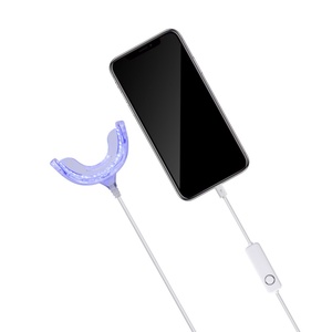 Custom Logo Home Use Teeth Whitening Kit LED Light Dental <b>Bleaching</b> Gel Private Label Tooth Whitener Set Wholesale - Product Image 6