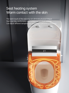 Smart Bidet <strong>Toilet</strong> <strong>Seat</strong> with LED Temperature Display Heated <strong>Seat</strong> <strong>Warm</strong> Water Wash Self-cleaning Nozzle &amp; Soft Close for Bathroom - Product Image 6