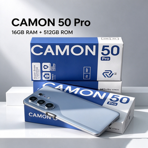 Camon 50 Pro 16GB+1TB รองรับซิมคู่ ระบบ Dual Standby ระบบปฏิบัติการ Android 15.0 ของแท้ รุ่นปลดล็อค โทรศัพท์มือถือ หน่วยประมวลผลสิบคอร์ หน้าจอ HD ขนาดใหญ่ 7.0 นิ้ว - Product Image 2