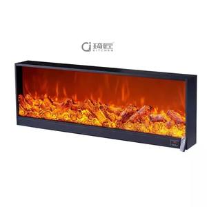 <span class=keywords><strong>Chimenea</strong></span> eléctrica 2D de diseño moderno de 1000MM, Control remoto, fácil inserción, chimeneas interiores de Metal de acero <span class=keywords><strong>con</strong></span> Control <span class=keywords><strong>Bluetooth</strong></span> - Product Image 1