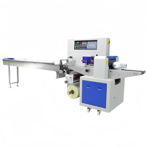 Máquina de Embalaje de Flujo/Almohada de Alta Productividad Modelo 350 PLC para Envolver Jabón en Barra en Bolsas de Film, Precio de Fábrica - Product Image 4