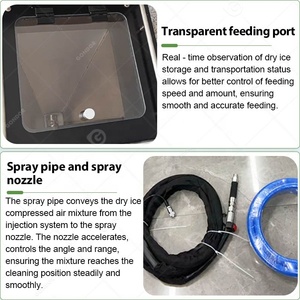 Kit di metodo Made Method per macchine industriali di costruzione, macchina per sabbiatura a ugello 60kg/h, per la pulizia a secco di componenti automobilistici - Product Image 3