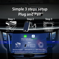 Adaptador Inalámbrico CarPlay Android Auto Yty K16B, Mini Dongle USB para Auto, Plug & Play, Material ABS para Vehículos