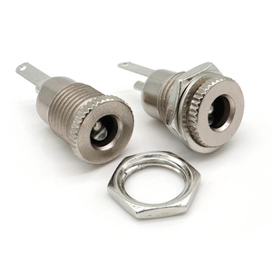 5.5 mm X 2.1mm DC Power Jack <b>Socket</b> Female Panel Mount Connector 5.5*2.1 5.5 X 2.5 Dc099 - Product Image 1
