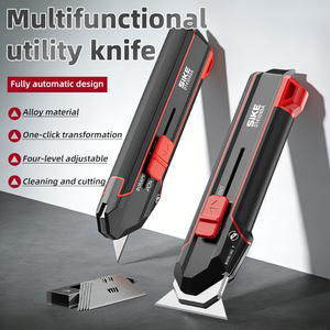 Cuchillo Multiusos 2 en 1 de Aluminio de Grado Profesional, Funcionalidad Dual para Cortar, Innovador Cuchillo de Camping con Cuchilla de Plástico - Product Image 5