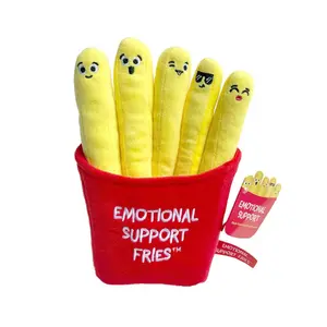 Food Model French Fries Toy Soft Mat French Fries Emotional Support French Fries Plush Toy