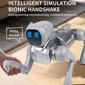 Robot Chien Interactif Intelligent, Jouet Électronique Éducatif STEM, Construction Programmable, Télécommandé, Compagnon - Product Image 3