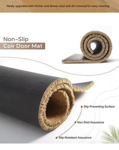 Aanpasbare bedrukte deurmat van kokosvezel, wasbaar, geschikt voor thuis en commerciële toepassingen. - Product Image 3