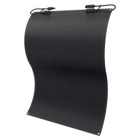 Panneau solaire flexible ETFE sans cadre tout noir 110W HJT HPBC N-Type IBC 810*580mm 26,1% Haute efficacité IP67 Étanche