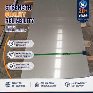 แผ่นเหล็กสแตนเลส Mill Source มาตรฐาน ASTM สำหรับงานเชื่อม 317L BA ผิวขัดเงา ขนาด 2.0 มม. ยาว 1000 มม. ขัดเงาตามมาตรฐาน GB T3280 - Product Image 1