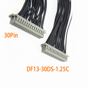 맞춤형 DF13-30DS-1.25C 1.25mm 피치 30핀 와이어 투 보드 와이어 하네스 (드론 메인보드 LCD 드라이버 회로 연결용) - Product Image 1
