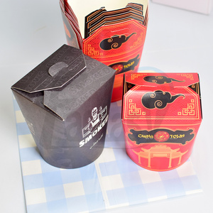 Gà có thể phân hủy và hộp khoai tây chiên cho Takeaway tùy chỉnh thân thiện với môi trường <span class=keywords><strong>KFC</strong></span> gà rán cánh Togo Hộp bao bì thực phẩm xô giấy - Product Image 5