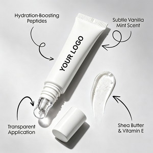 Aceite Labial Hidratante y Bálsamo Labial, Brillo Labial Transparente Voluminizador, Marca Privada - Product Image 3