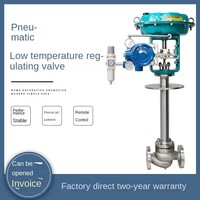 Vanne de régulation de débit pneumatique basse température KH ZJHP à diaphragme monobloc DN15-400 -196 °C pour contrôle de liquide