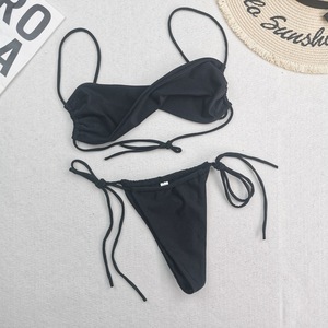 Bikini Brasiliano Sexy Micro Perizoma 2023, Costume da Bagno Donna con Lacci, Costume da Bagno Fluorescente, Abbigliamento da Spiaggia Femminile - Product Image 6