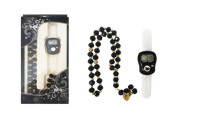 Coffret Cadeau Musulman : Collier Tasbih Numérique Palestine, Compteur de Prières Numérique, Chapelet Turc, Perles de Prière