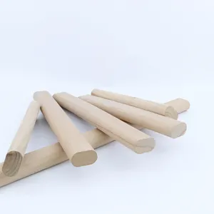 Factory customized supply of small wooden sticks round crafts small wooden sticks