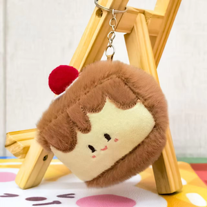 Nuovo Ciondolo Peluche a Forma di Hamburger, Hot Dog e Coscia di Pollo, in Cotone PP, Ornamento da Appendere per Zaino Scolastico, Piccoli Giocattoli di Peluche da <span class=keywords><strong>Boutique</strong></span> - Product Image 3