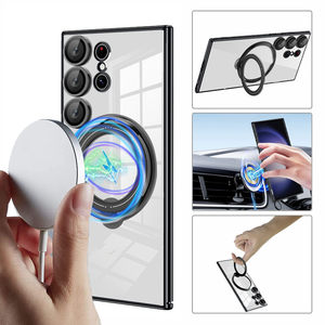 Custodia <span class=keywords><strong>trasparente</strong></span> con anello magnetico e supporto per <span class=keywords><strong>Samsung</strong></span> S24 S23 A54 A53, compatibile con <span class=keywords><strong>Samsung</strong></span> Galaxy A15, <span class=keywords><strong>trasparente</strong></span> - Product Image 3