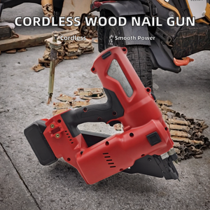 Industrial Iron Lithium Battery Nail Gun for Wood Use 34 Degree Paper 1 Year Warranty Fixed Fastening <b>Tool</b> Jk-32 <b>Powerful</b> and Ef - Product Image 2